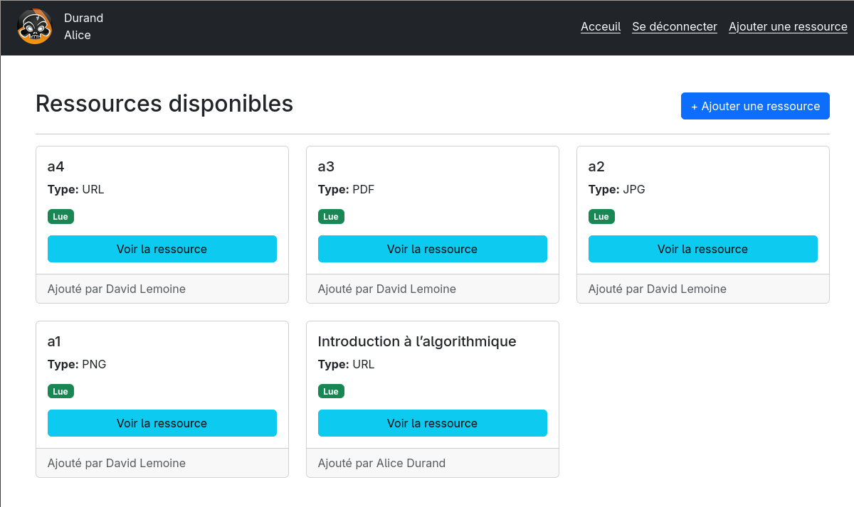 Site de gestion de Synthèse